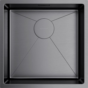 Мойка OMOIKIRI TAKI 44-U/IF-GM нерж.сталь/вороненая сталь